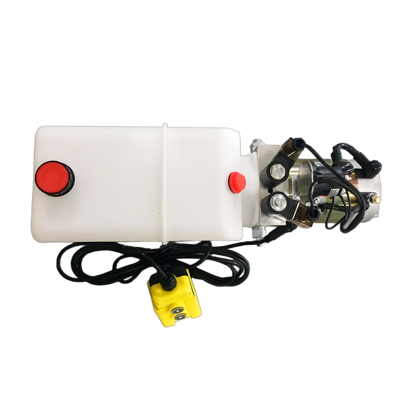 G3/8" Vertical Mini Hydraulic Power Packs Dc 12v With 4.5L Plastic Tank