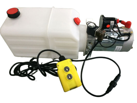 12V C.C. Mini Hydraulic Power Unit Double que atua com tomada de dreno