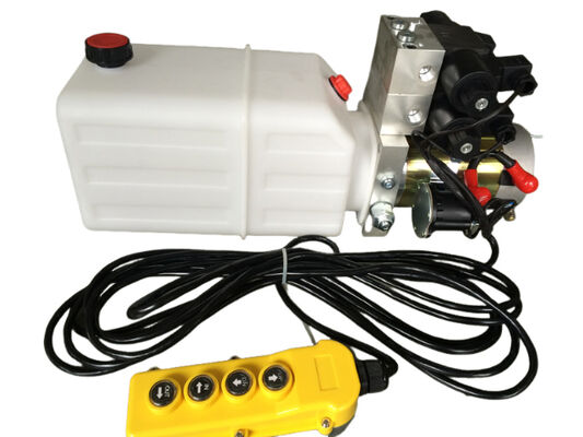 De” porto óleo G3/8 Mini Hydraulic Power Packs, Power Pack hidráulico da C.C. 24v com o tanque de óleo 8L plástico