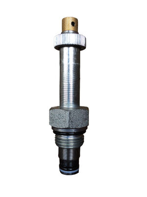 2 cartucho normalmente fechado da válvula de solenoide da maneira da posição 2 com ultrapassagem manual